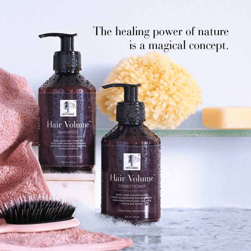 [Australia] - New Nordic Hair Volume Conditioner 250ml - Herbal Based Hair Repair and Thickening Conditioner for Dry Damaged Hair - Suitable for Men and Women Hair Volume Conditioner - 250ml 