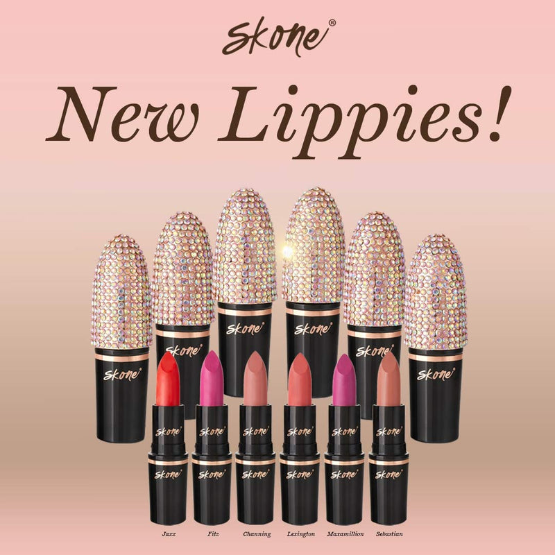 [Australia] - Skone Cosmestics | Charm Collection | Luxe hydrating Lip Stick | Vegan Formula | Infused with Vitamin E | Long Lasting Lightweight Lip Balm | Color Jaxx Jaxx - Starburst Red 