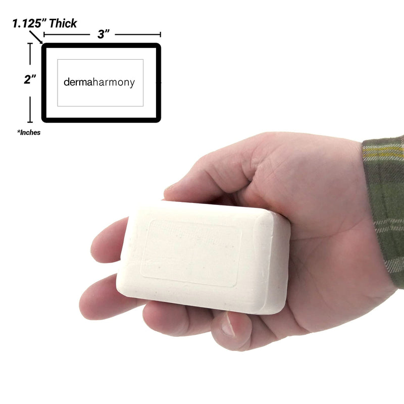 [Australia] - DermaHarmony 1% Pyrithione Zinc (ZnP) Bar Soap 4 oz - Crafted for Those with Skin Conditions - Seborrheic Dermatitis, Dandruff, Psoriasis, Eczema, etc. 