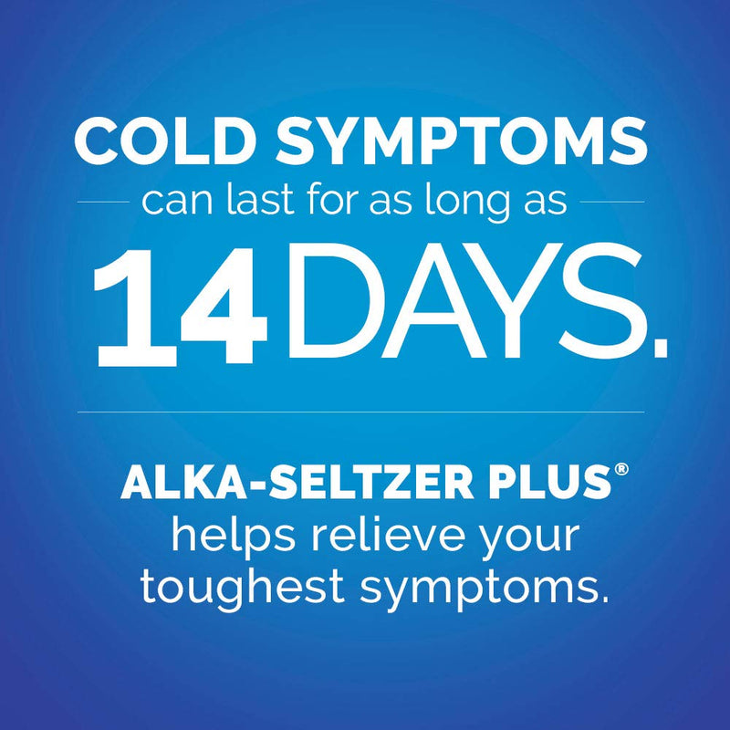 [Australia] - ALKA-SELTZER PLUS Severe Non-Drowsy Cold & Cough PowerFast Fizz Effervescent Tablets, Citrus, 20 Count (Pack of 1) 
