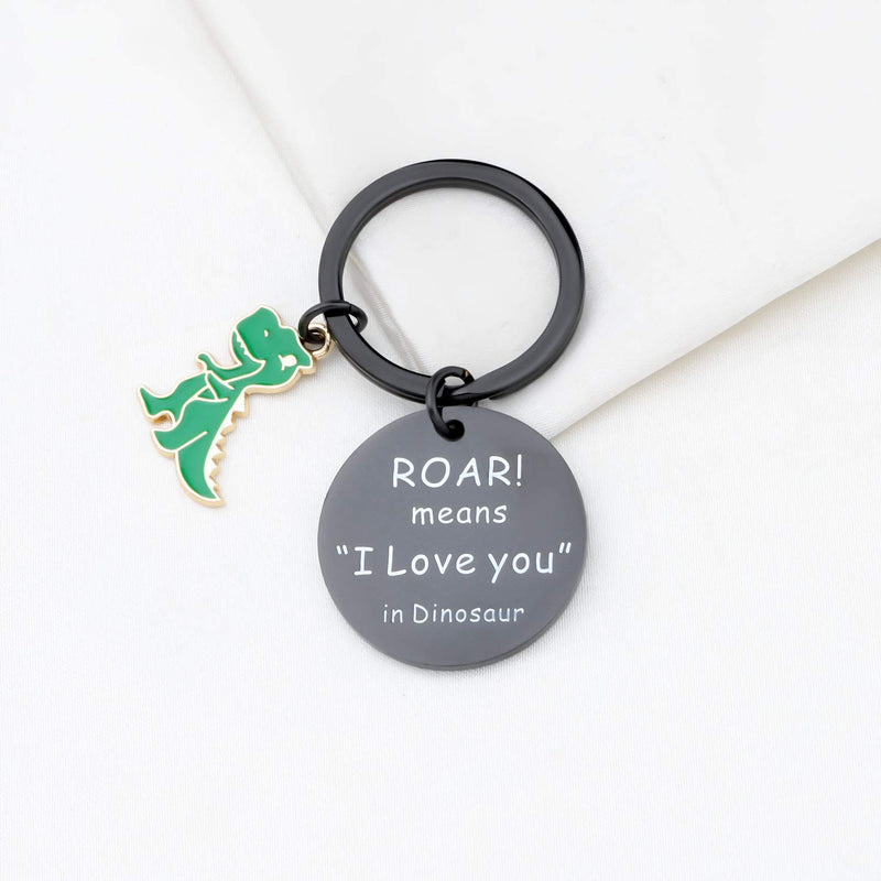 [Australia] - TGBJE Dinosaur Gift T-Rex Gift ROAR Means I Love You In Dinosaur Keychain Couple Gift Dinosaur Lover Gift BL roar 