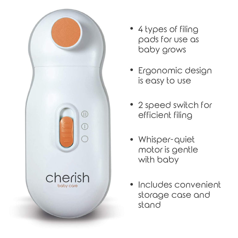[Australia] - Baby Nail File Electric Nail Trimmer: Baby Nail Trimmer for Infant and Toddler: Safer Than Baby Nail Clippers - Baby Grooming Kit and Manicure Set 