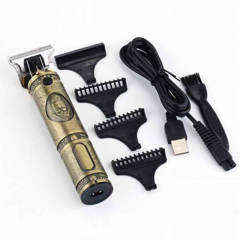 [Australia] - Hair Clippers for Men/Women, Electric Professional 6 in 1 Hair Clipper Pro Li Outliner Grooming Rechargeable Cordless Close Cutting T-Blade Trimmer Professional Hair Cutting Kit for Home Use 