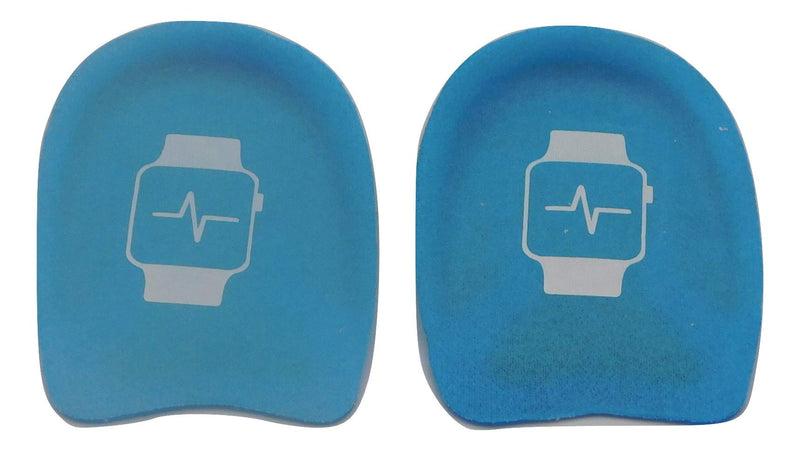 [Australia] - Heal me Silicone Gel insole heel pad for heel pain, Achilles tendonitis, plantar fasciitis, height increase; comfort (UK small 10cm x7.2cm) 