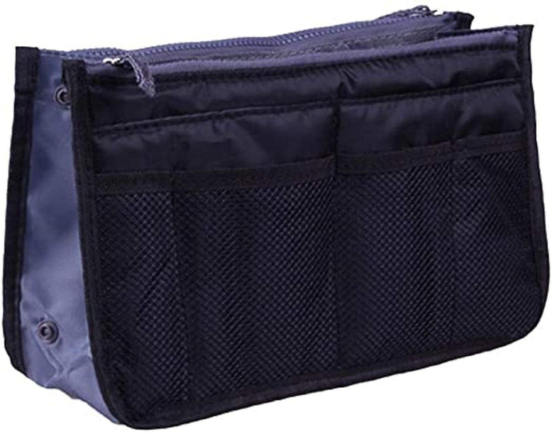 [Australia] - NARFIRE Women's Cosmetic Bag Toiletry Bag Multifunctional Mesh Travel Portable Storage Bag Black 