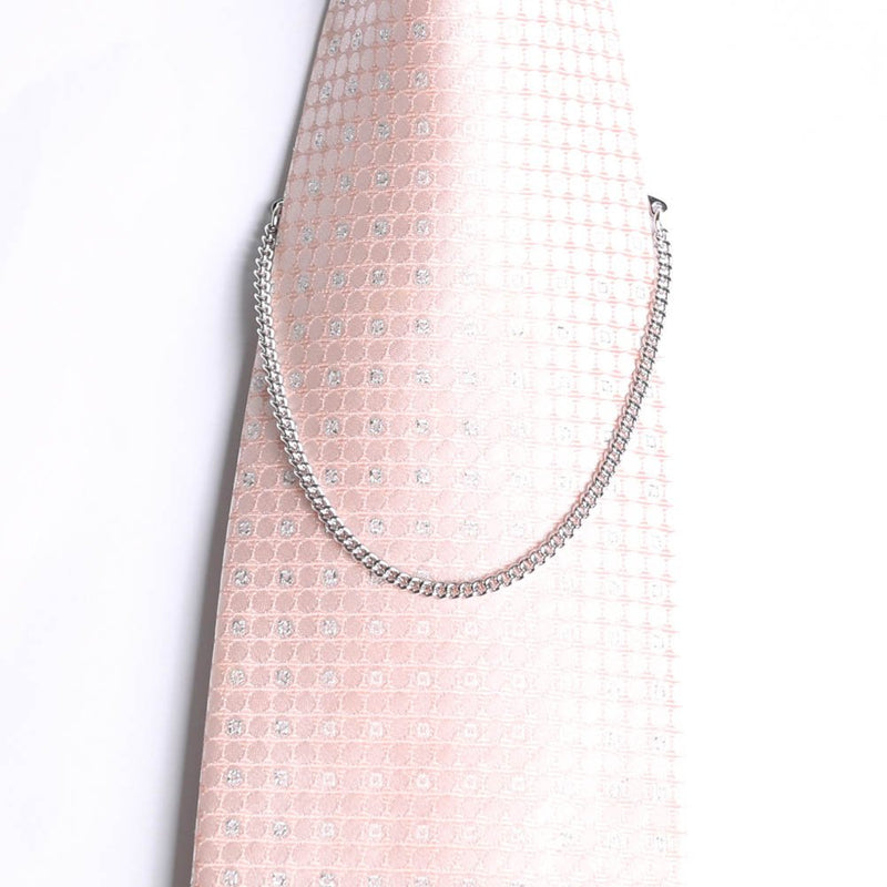 [Australia] - Men's Classic Tie Chain Set, Gift Boxed 