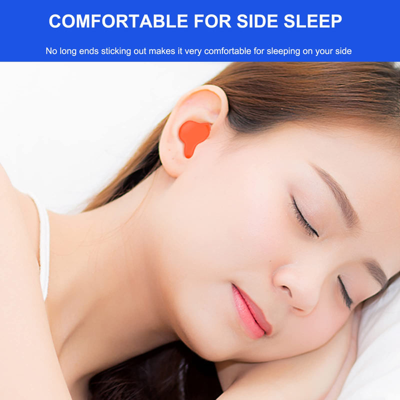 [Australia] - Reusable Super Soft Noise Reduction Silicone Ear Plugs, 35dB Highest NRR, Waterproof Noise Cancelling Ear Plugs for Sleeping, Swimming, Shooting, Airplanes, Concerts, Mowing (Blue) Blue 