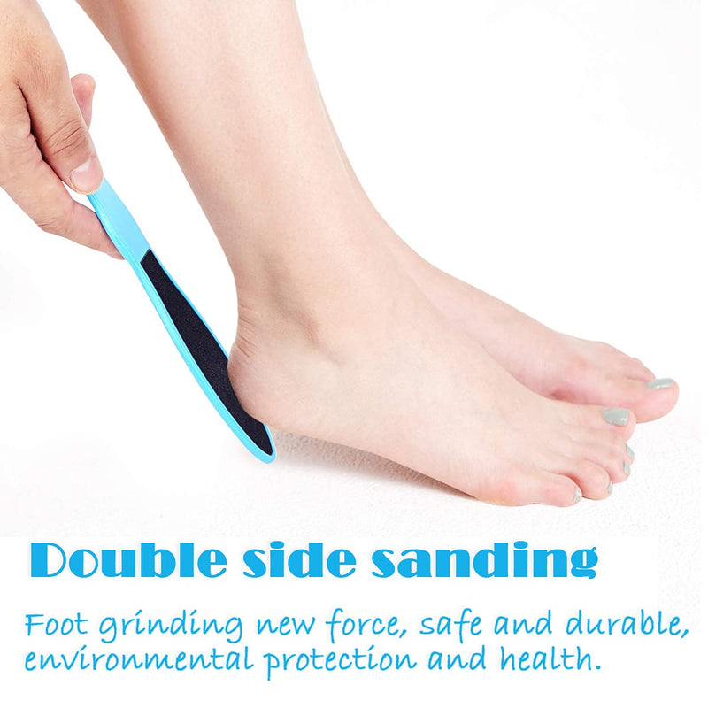 [Australia] - 7 Pack Foot File, Double-Sided Pedicure Foot File Hard Skin, Effectively Feet Hard Skin Remover and Calluses, Reusable, Make Foot Extra Smooth 7 Pack 