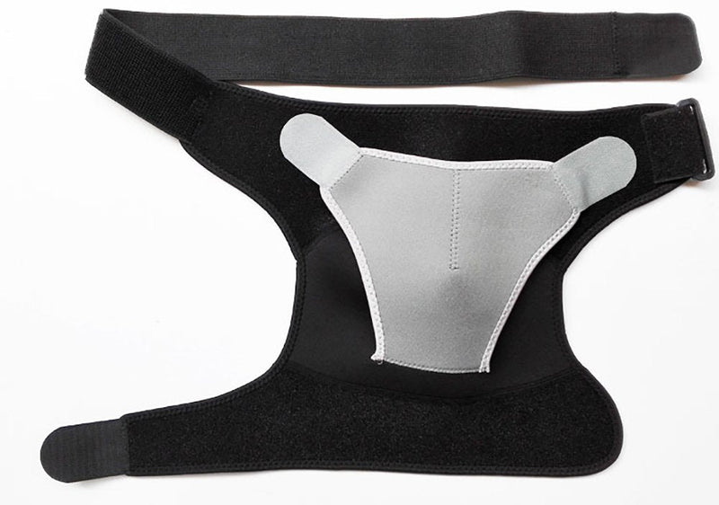 [Australia] - Shoulder Stability Brace Adjustable Shoulder Brace Support with Pressure Pad, Light Breathable Neoprene Rotator Cuff Shoulder Support for Sport, Dislocated AC Joint, Labrum Tear, Shoulder Pain - Right 
