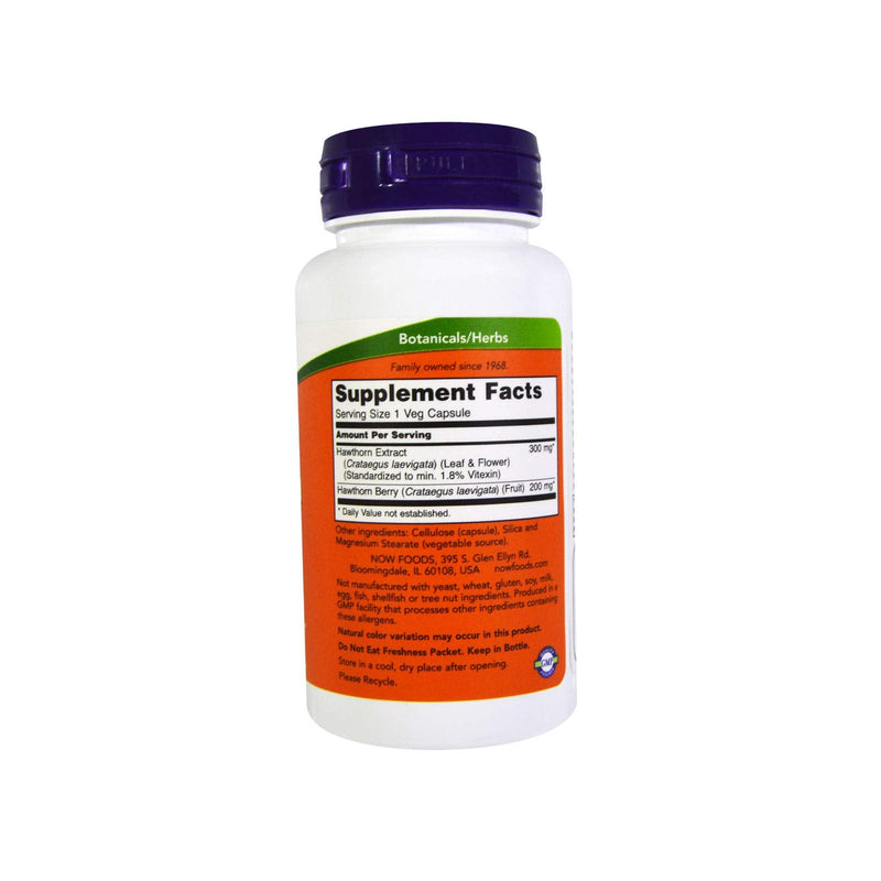 [Australia] - NOW Supplements, Hawthorn Extract 300 mg, Cardiovascular Support*, 90 Veg Capsules 