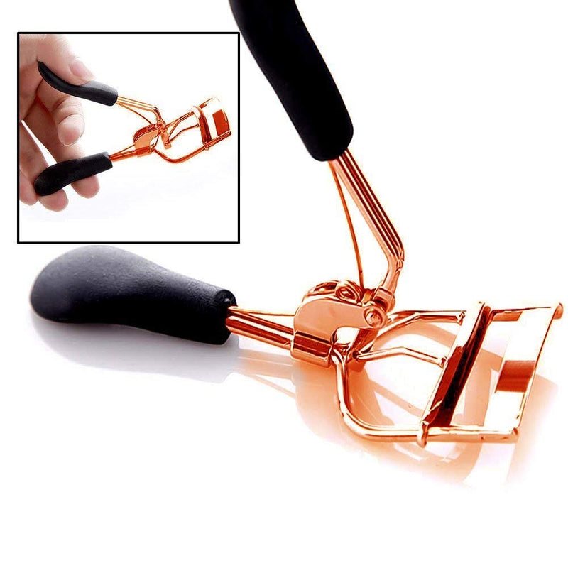 [Australia] - Eyelash Curler With 4 Refill Pads- Designed for No Pinching or Pulling Just Dramatically Curled Eyelashes & Lash Line In Seconds - In Rose Gold Eyelash Curler 