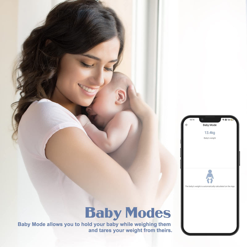 [Australia] - EEBBL Body Fat Scale, Bluetooth Digital Body Weight Bathroom Scales Weighing Scale Smart BMI Scales, Body Composition Monitors with Smartphone App, 400 lb(Stone/lb/kg) 