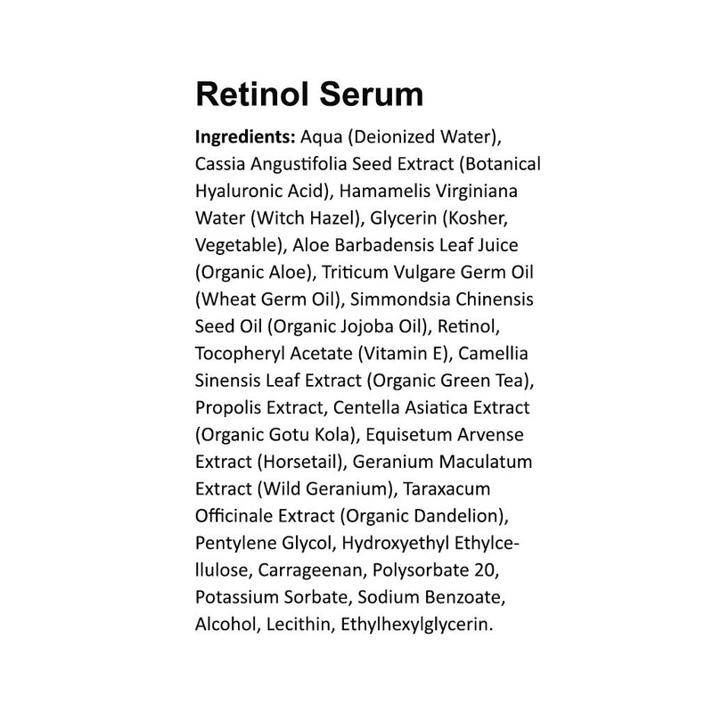 [Australia] - Retinol Serum for Face and Skin, DOUBLE SIZE (2oz) Anti Aging Serum, Clinical Strength 