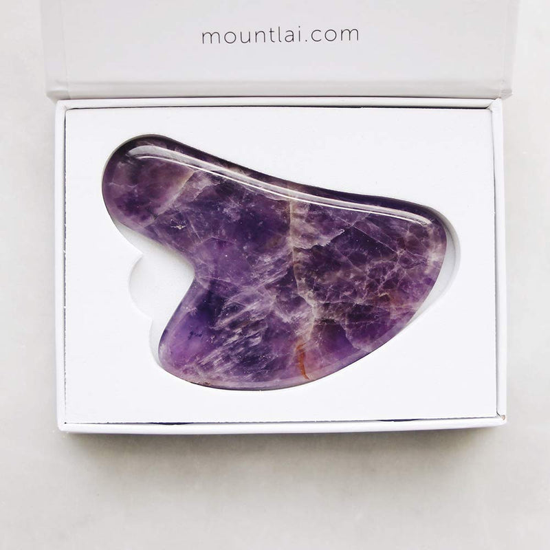 [Australia] - Mount Lai - The Amethyst Gua Sha Facial Lifting Tool | A Daily Ritual, An Act of Self Care 