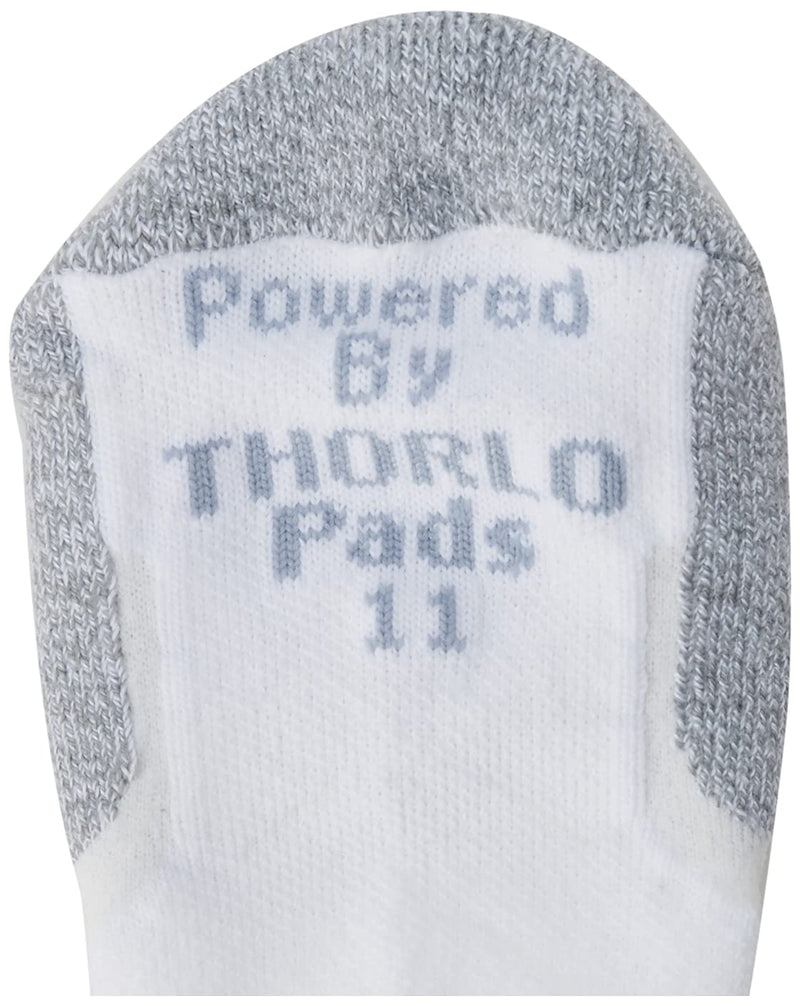 [Australia] - thorlos womens Xcmu Thin Cushion Running Low Cut Socks S White 