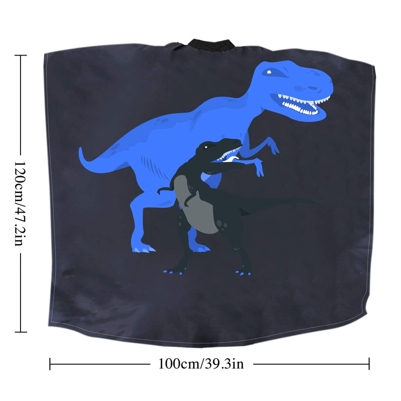 [Australia] - PASHOP Kids Haircut Cape, Dinosaur Waterproof Hair Cutting Cape Boys Barber Haircut Apron for Kids (Dinosaur B) Dinosaur B 