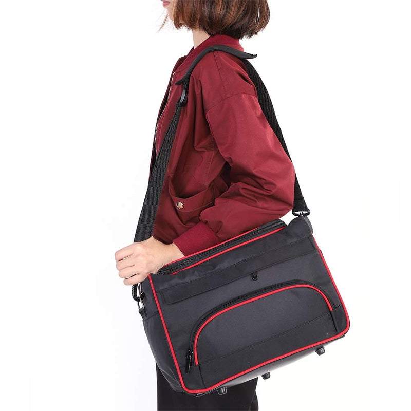 [Australia] - Hairdressing Handbag, Large Storage Multi-function Portable Hairdressing Makeup Travel Home Hair Stylist Tool Bag 