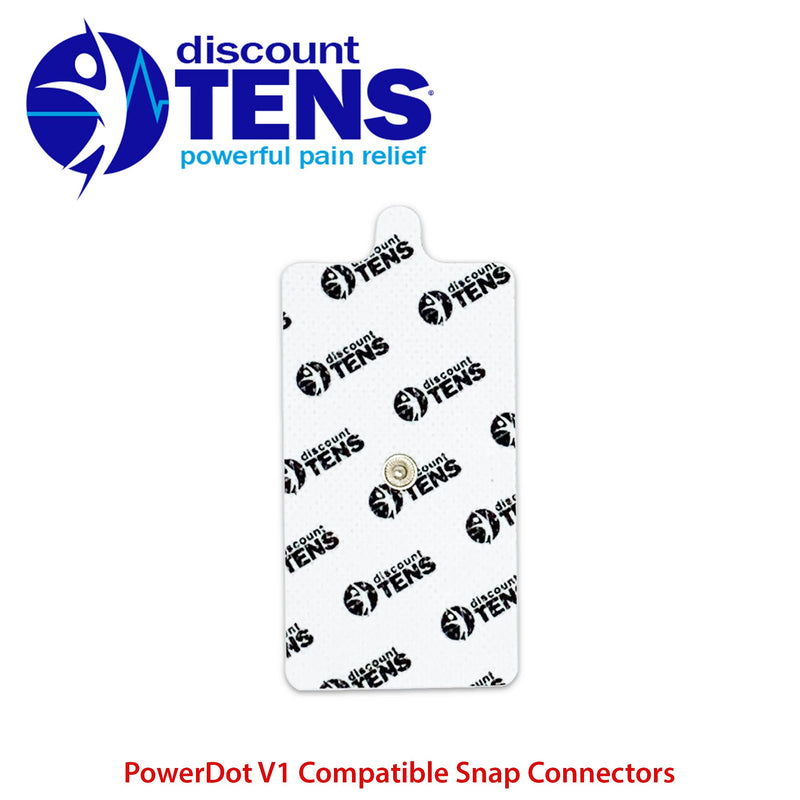 [Australia] - PowerDot 1.0 Compatible Electrodes with Snap Connector. 12 Premium PowerDot 1.0 Compatible Replacement Pads (Version 1 - Snap Connector) Version 1.0 - Snap 