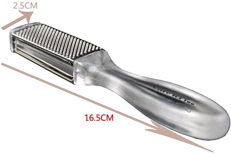 [Australia] - J.J Store® Pedicure Foot Rasp File Scruber Hard Dead Rough Skin Callus Remover 2-Side Safe Metal Foot File Pedicure Callus Remover 
