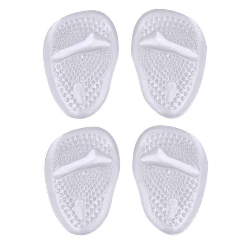 [Australia] - 2 Pairs Cushion Pads，Foot Pain Relief Pads Shoe Cushion Inserts Ball Of Foot Cushion Pads Ball Foot Gel Pads Metatarsal Cushions Party Feet Gel Cushions 