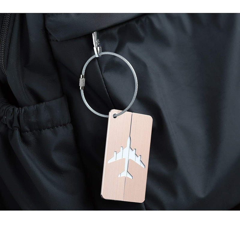 [Australia] - bayite Pack (100) Stainless Steel Wire Keychains Cable, Key Chain Rings, Heavy Duty Luggage Tags Loops Tag Keepers 2mm Twist Barrel (Cable Length: 4 inches) Cable Length: 4 inches 