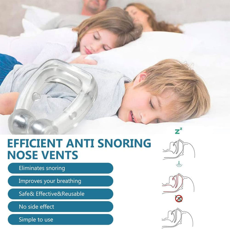 [Australia] - Nose Clip Anti-Snore Devices | Snore Stopper Stop Snoring Aid | Anti-Snoring Solutions | OSA Sleep Apnoea Relief | Chinese-Magnetic-Therapy 