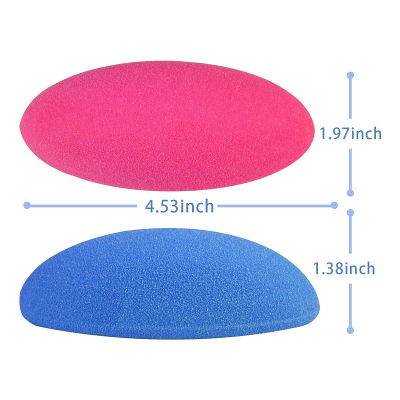 [Australia] - Foot Scrubber Sponge Buffer Pad Callus Remover for Feet, Heel Scrub Pedicure File Stone Exfoliator Tools for Dead Skin Removal 2Pcs 