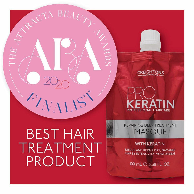 [Australia] - Creightons Pro Keratin Repairing Deep Treatment Masque (100ml) - Formulated with Keratin. Rescue and Repair Dry, Damaged Hair by Intensively Moisturising 