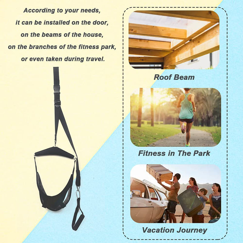 [Australia] - Cervical Neck Traction Hammock Device, Over Door Spine Exerciser Support Brace Posture Corrector for Relief Head Shoulder Pain 