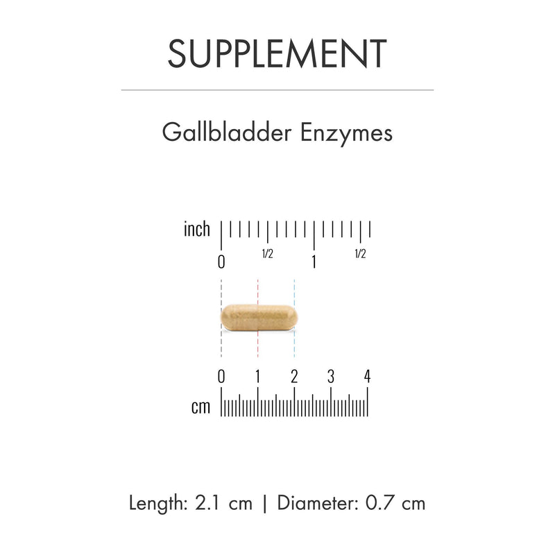 [Australia] - Dr. Mercola Gallbladder Enzymes Dietary Supplement, 30 Servings (30 Capsules), Supports Digestive Health, Non GMO, Soy Free, Gluten Free 