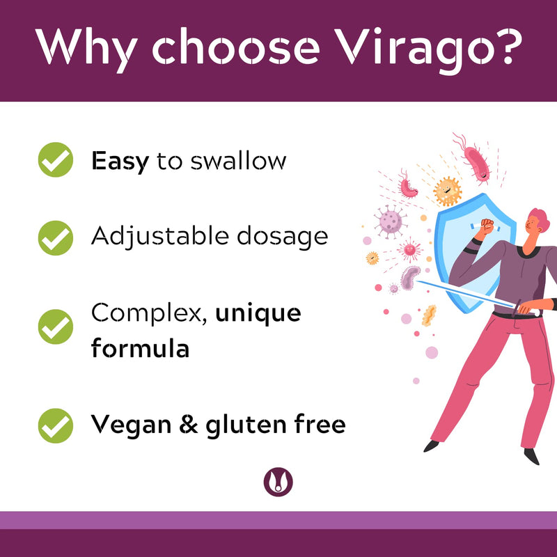 [Australia] - Lysine Cold Sore Treatment - with Olive Leaf Extract with Cat’s Claw, PAU Darco and Echinacea - Complex Immune Booster - High in Antioxidants - Virago - 90 Tablets - Made in USA - CaliVita 