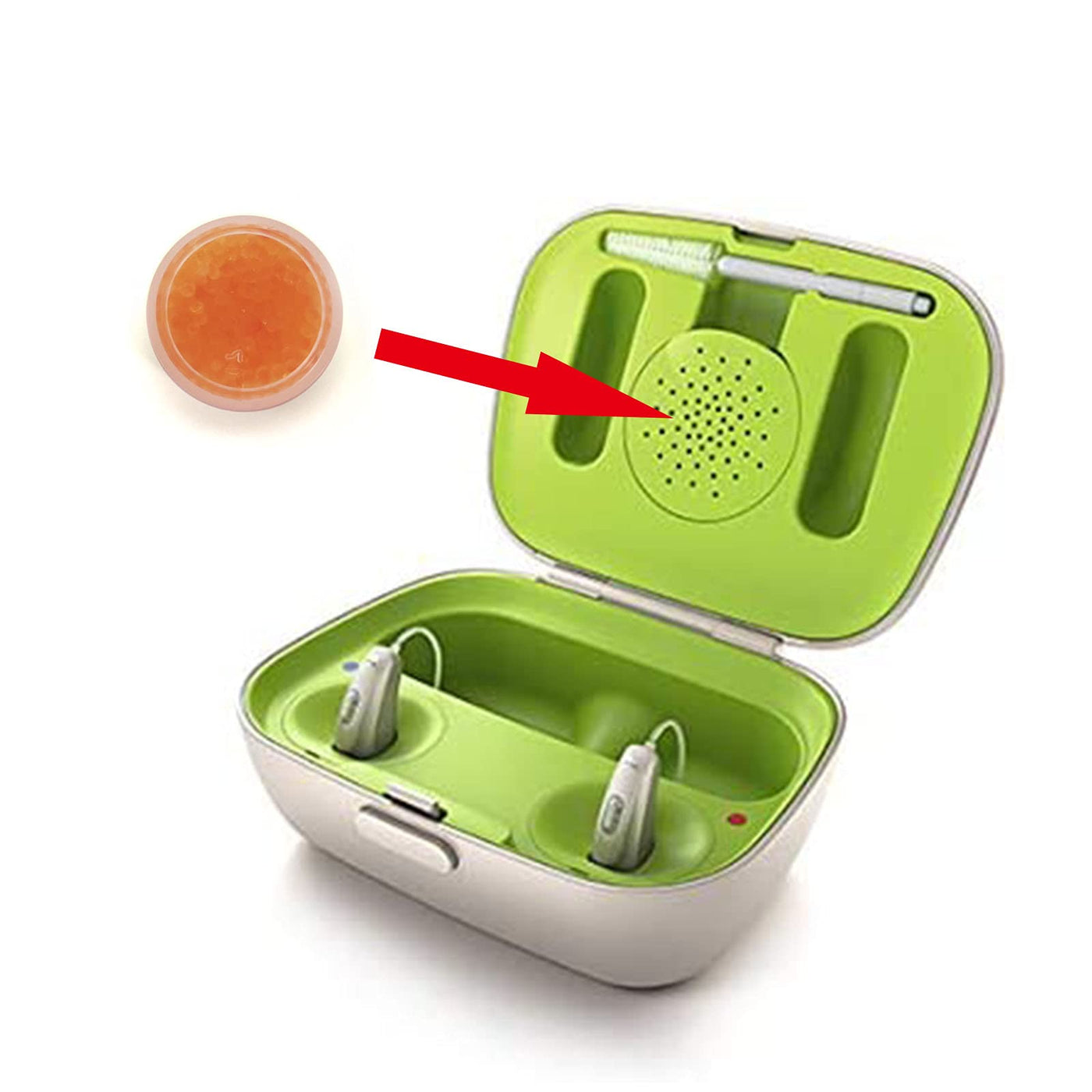 8 Pieces Hearing Aid Drying Capsules C&C DryCap for Phonak, Starkey