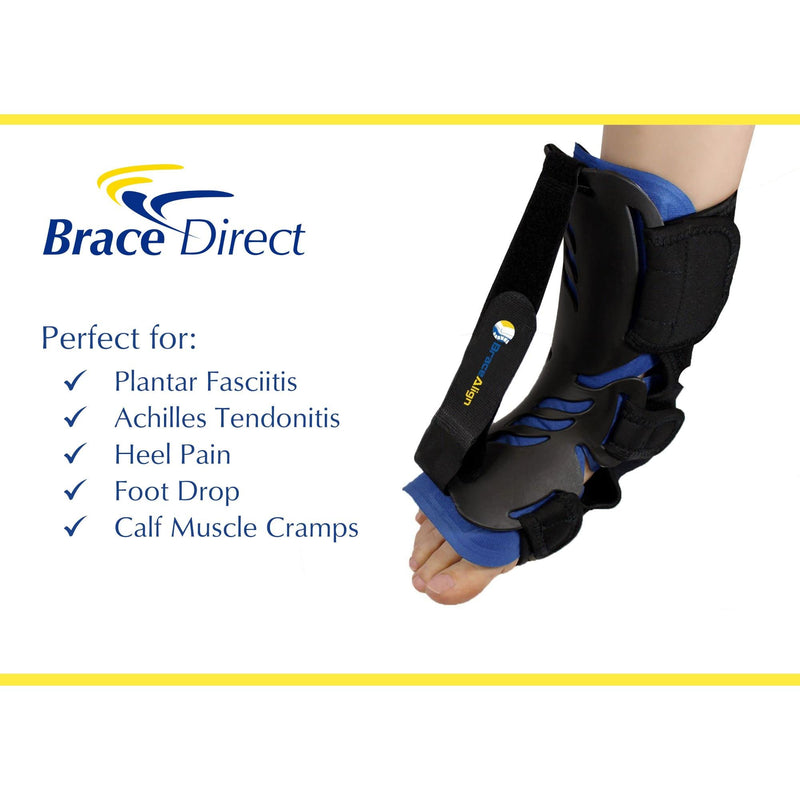 [Australia] - Hybrid Night Splint PDAC Approved L4386/ L4387-Pain Relief from Plantar Fasciitis, Plantar Fasciitis, Heel Pain, Arch Pain, Achilles tendinitis, and Foot Drop by Brace Align S-M 