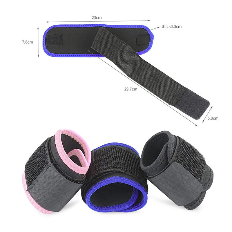 [Australia] - Wrist Brace, Compression Wrist Strap Support Wrist for Men & Women, Youth & Elderly, Boys& Girls, One Size Adjustable, Sports Wristband 1 PCS (Pink) Pink 