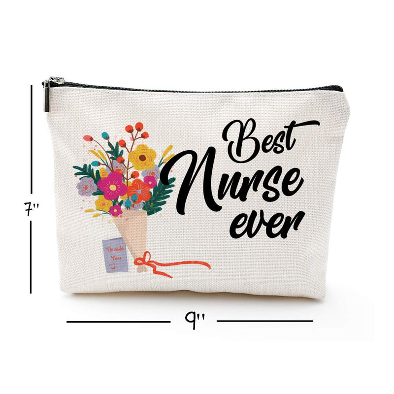 [Australia] - Nurse Gifts,Nursing Student Gifts for Women,Nurse Practitioner Gifts,Best Nurse Ever, Waterproof Cosmetic Bag 