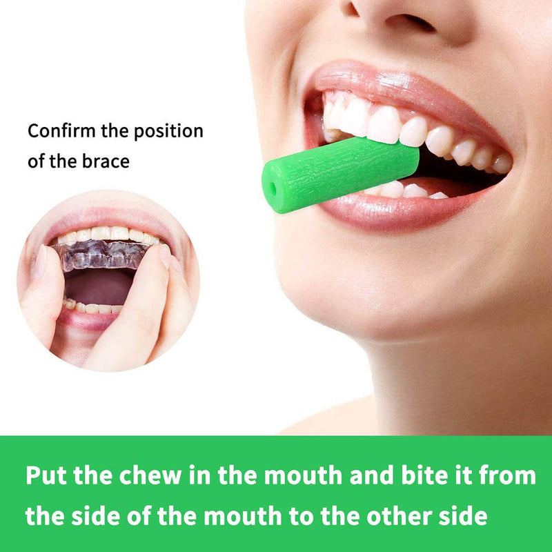 [Australia] - Aligner Chewies for Tray Seaters,Dental Teeth Chewies（3Pcs Mint） 