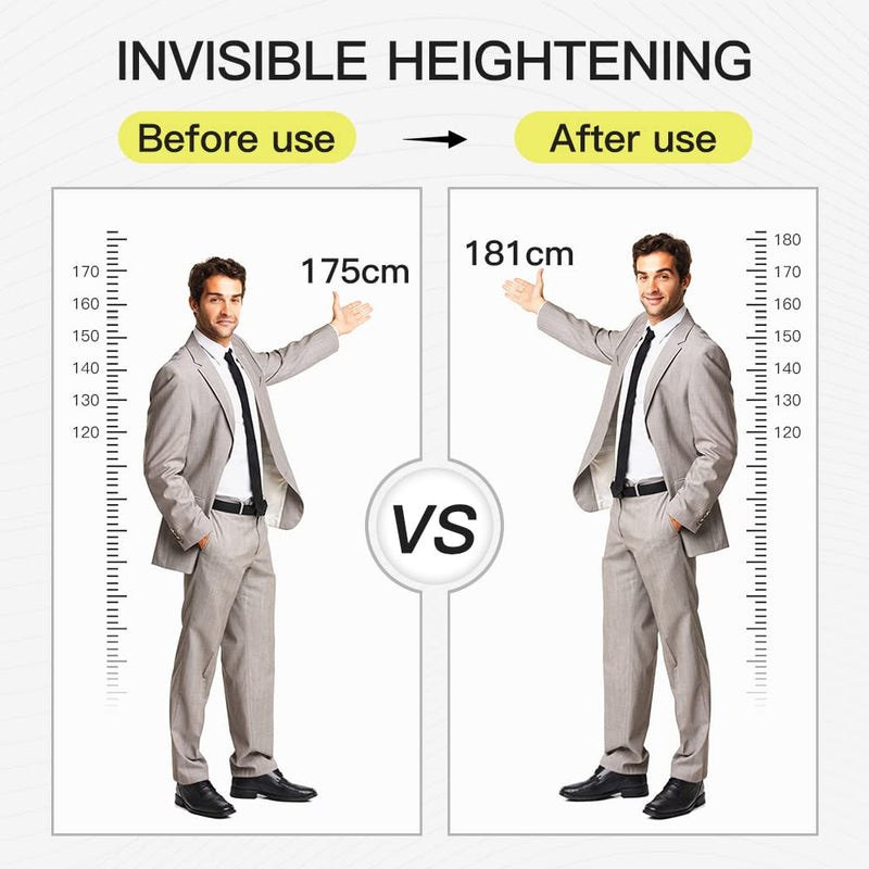 [Australia] - Height Increase Insole 3-Layer Air Cushion Heel Insert Lift Shoes Insole for Men and Women Invisible Elevator Adjustable Insoles (Full pad US4-9) Full Pad 