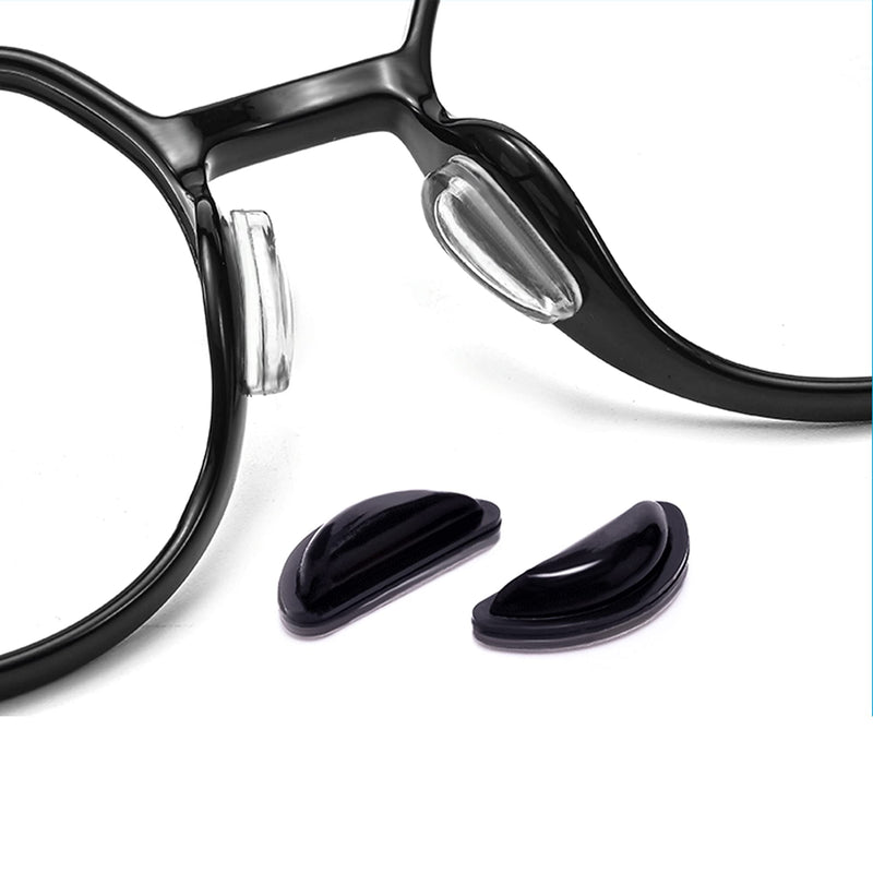 [Australia] - PIPJOY Eyeglass Nose Pads, Adhesive Anti-Slip Nose Pads, Soft Silicone Nose Pad Cushion for Glasses, Eyeglasses, Sunglasses (10 Clear Pairs) 10 Clear Pairs 