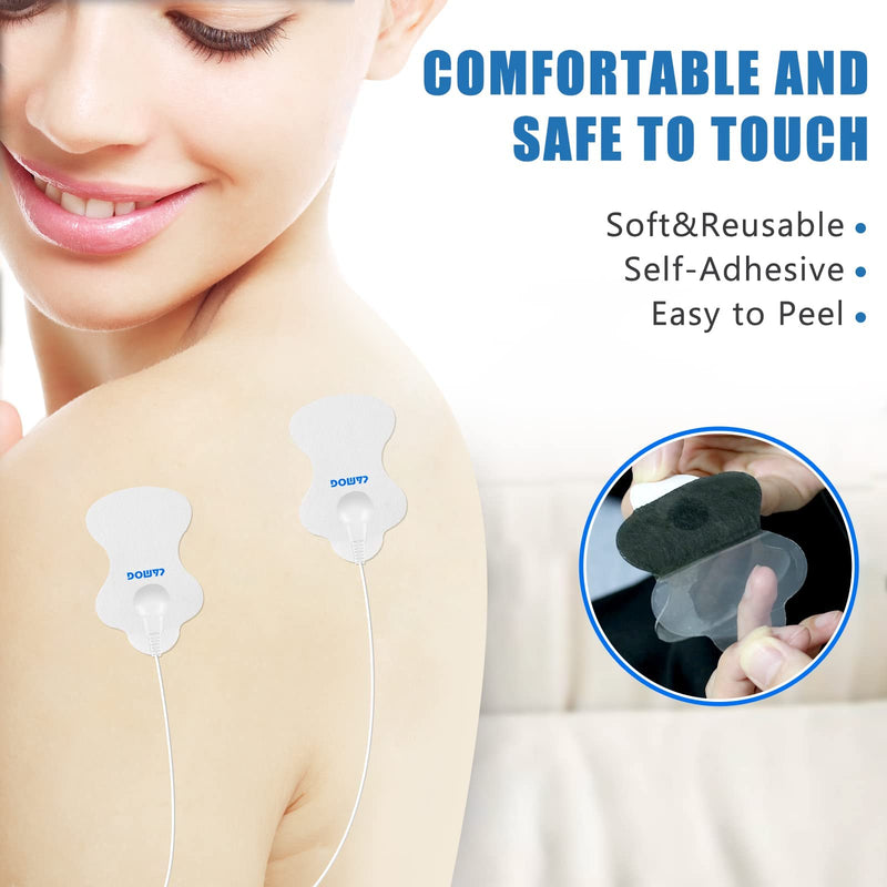 [Australia] - 20 Pcs Compatible with Omron TENS Unit Replacement Pads Only Omron Compatible TENS Pads Long Life Replacement Pads (not Omron Brand) 10 Pairs Brand: DOMAS 