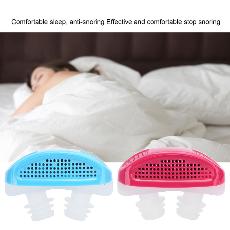 [Australia] - 2pcs Nose Vents Plugs, Anti Snoring Devices to Make Sure Nasal Breathing Smoothly, Nose Clip anti snore device Accessories with Humanized Design for Comfortable Sleep 