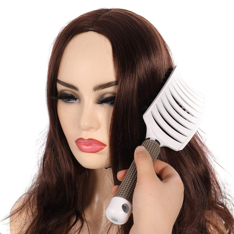 [Australia] - umorismo 3 Pack Hair Brush Vented Curved Brush Detangling Brush Hair Detangler Brush Styling Brush for Natural, Curly, Straight, Wet or Dry Hair 