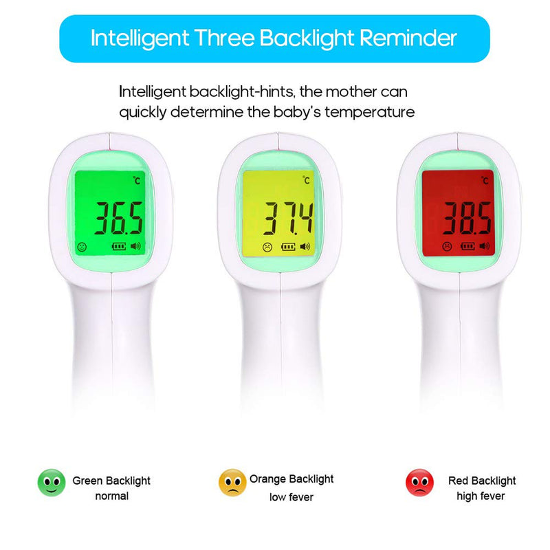 [Australia] - Non Contact Forehead Gun, Medical Digital Thermometer for Fever, Clinical Detecting Body Temperature in Infants, Children and Adults 