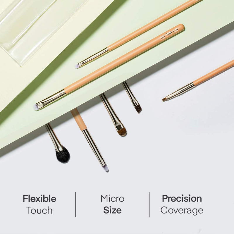 [Australia] - THE TOOL LAB 219 Small Precision Smudge Brush - Eyeliner Eyeshadow Concealer Brush Concealer Micro Size Precision Coverage - Premium Quality Synthetic Dense Bristles Cosmetic 