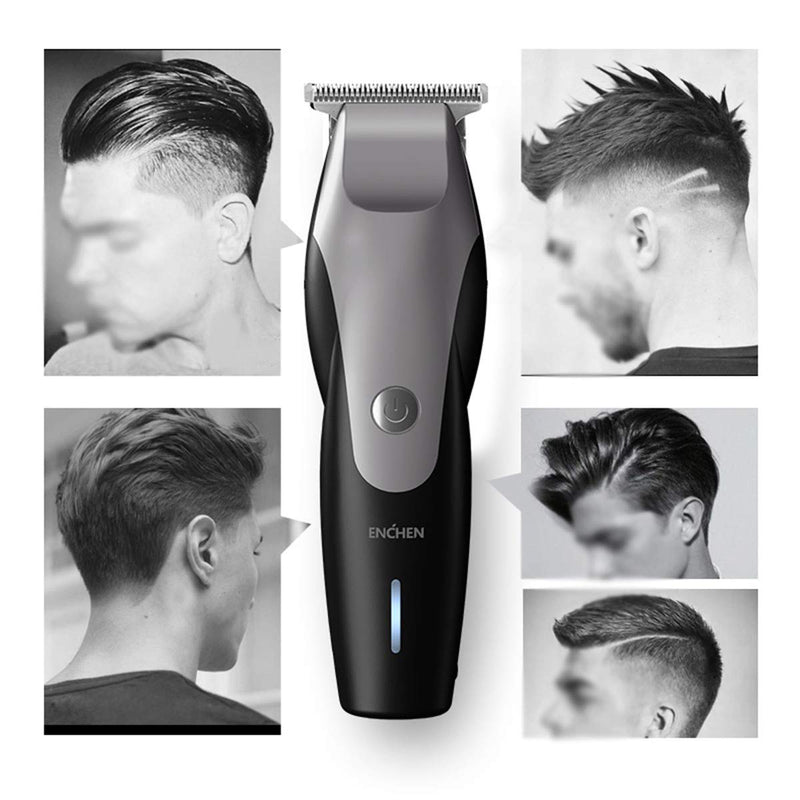 [Australia] - ENCHEN Electric Hair Clippers for Men Professional Hair and Beard Cordless Trimmer Hair Cutting Adult Razor - Hummingbird Black 