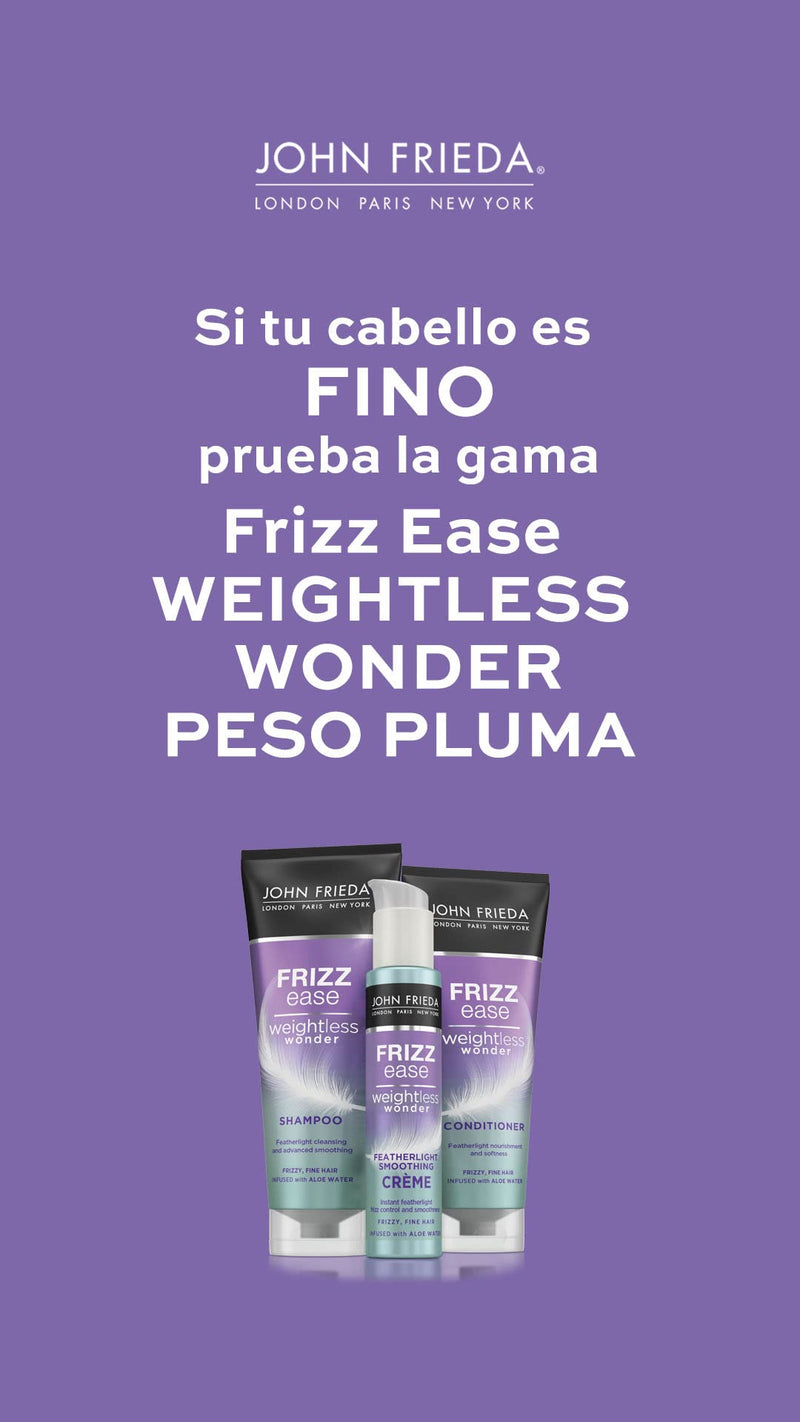 [Australia] - John Frieda Frizz Ease Weightless Wonder Featherlight Smoothing Crème for Frizzy, Fine Hair with Aloe Water, 100 ml 2583800 