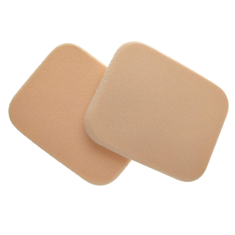 [Australia] - 25 Pcs Women's Square Soft Makeup Beauty Eye Face Foundation Blender Facial Smooth Powder Puff Cosmetics Blush Applicators Sponges Use for Dry and Wet 