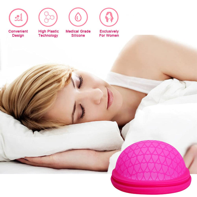 [Australia] - Mascoto® New Generation Menstrual disc, Flat-fit Cup, Medical-Grade Silicone, Reusable, Petal Thin and Ultra Comfortable (Large) Large 