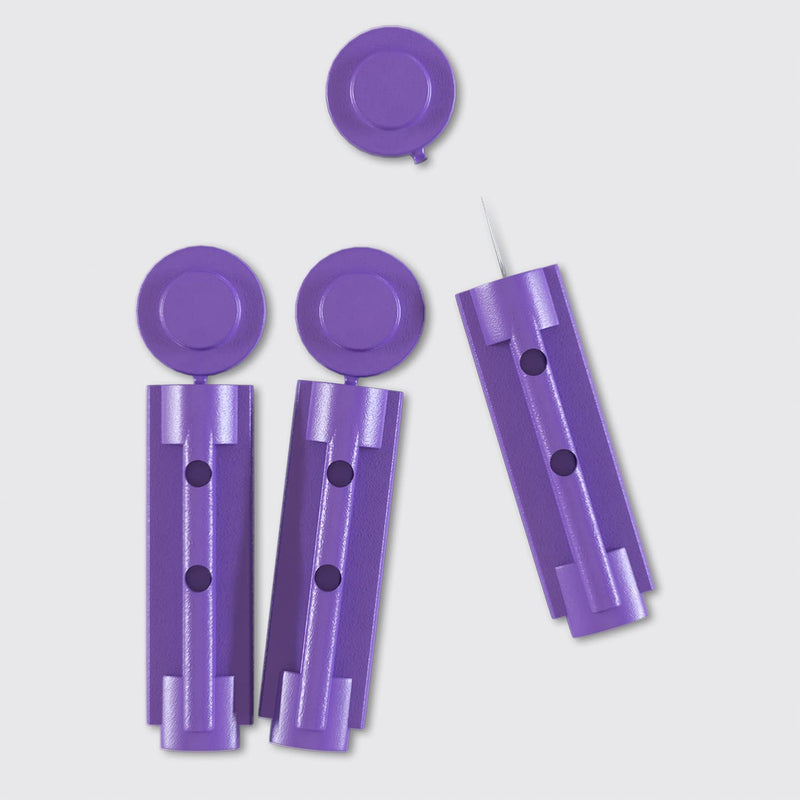 [Australia] - Ever Ready First Aid Sterile Twist-Cap Lancets 30G Purple - 500 Count 