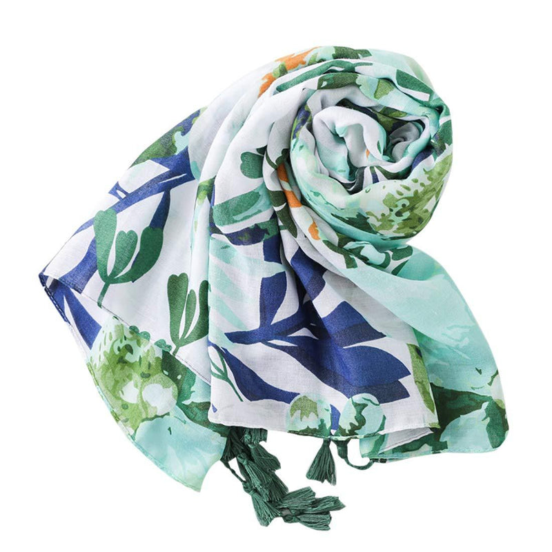 [Australia] - FAIRYGATE Green Scarfs for Women for Travel Beach Cover Up Wrap Shawl Scarves 32226 