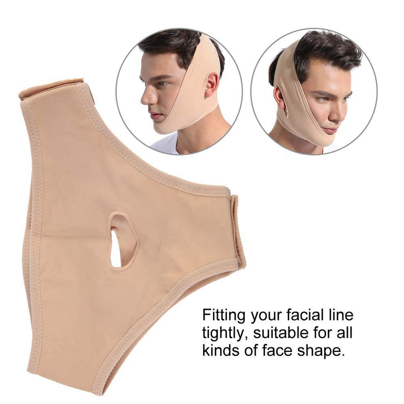[Australia] - Face Slimming Mask, 2 Sizes V Line Belt Ultra-Thin Facial Band for Chin Cheek Slim Lift Up and Anti Wrinkle Double Chin Reducer for Women Men Round Face(L) L 
